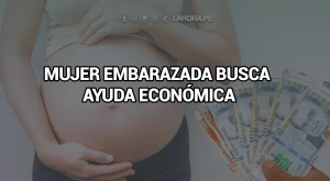 kine embarazada busca ayuda económica