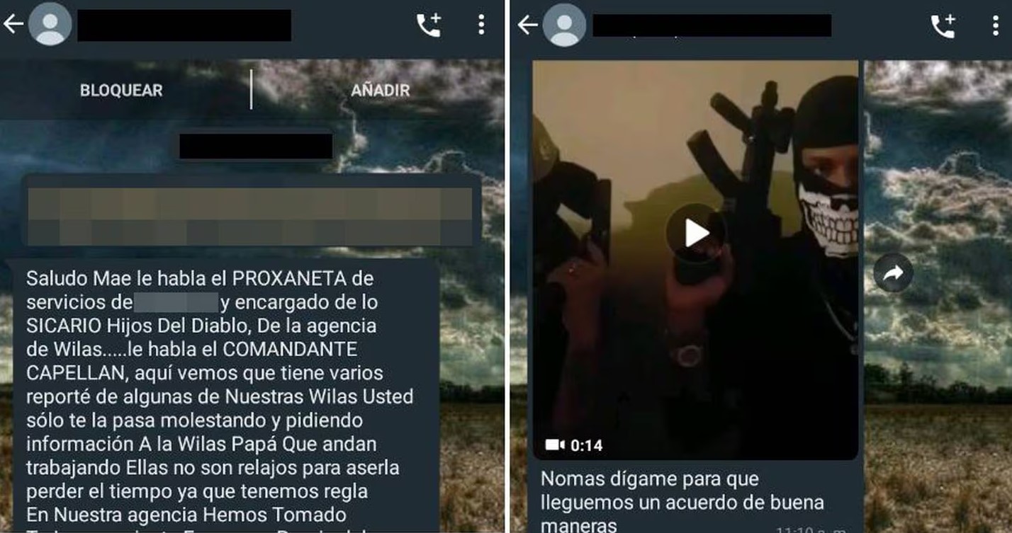skokka amenzas de muerte falsos