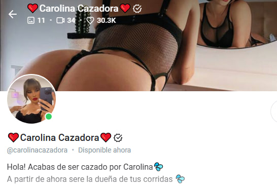 carolina cazadora porn​