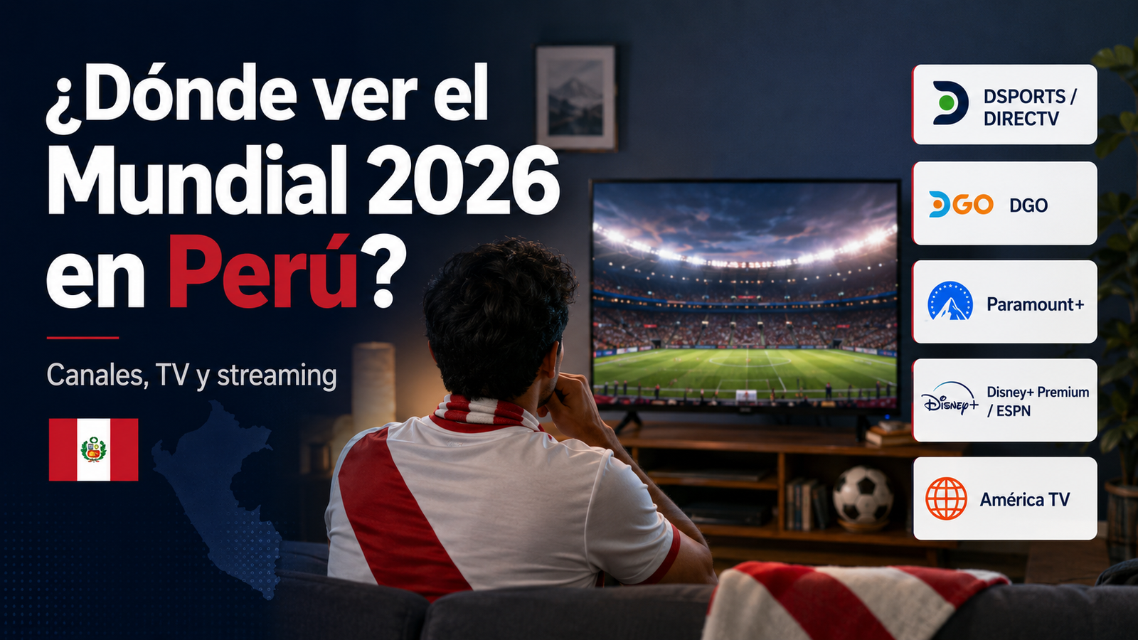 que canales transmitirán el mundial 2026