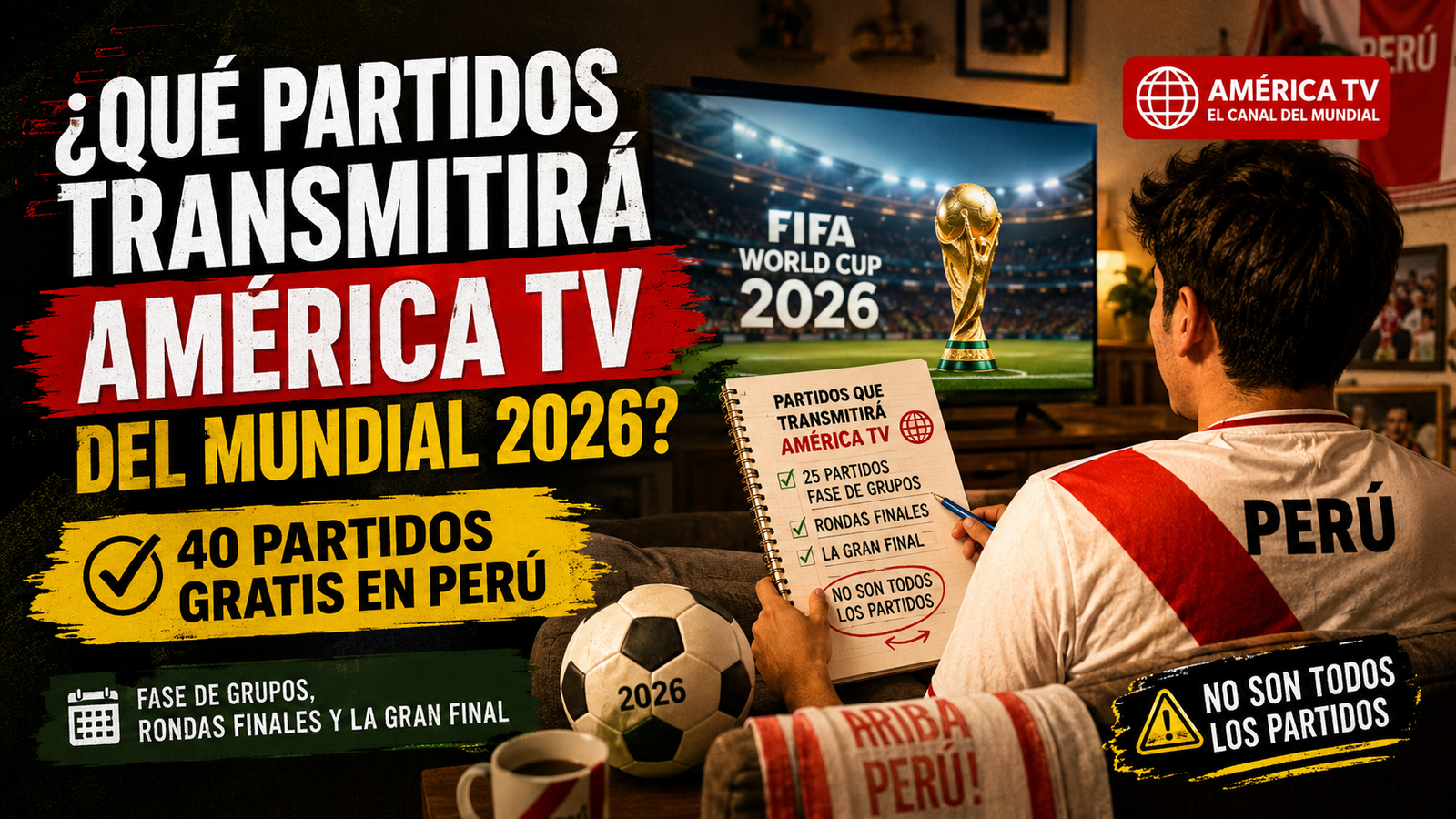 que partidos transmitirá america tv del mundial