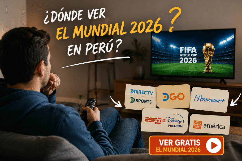 que plataformas transmitiran el mundial 2026 en peru