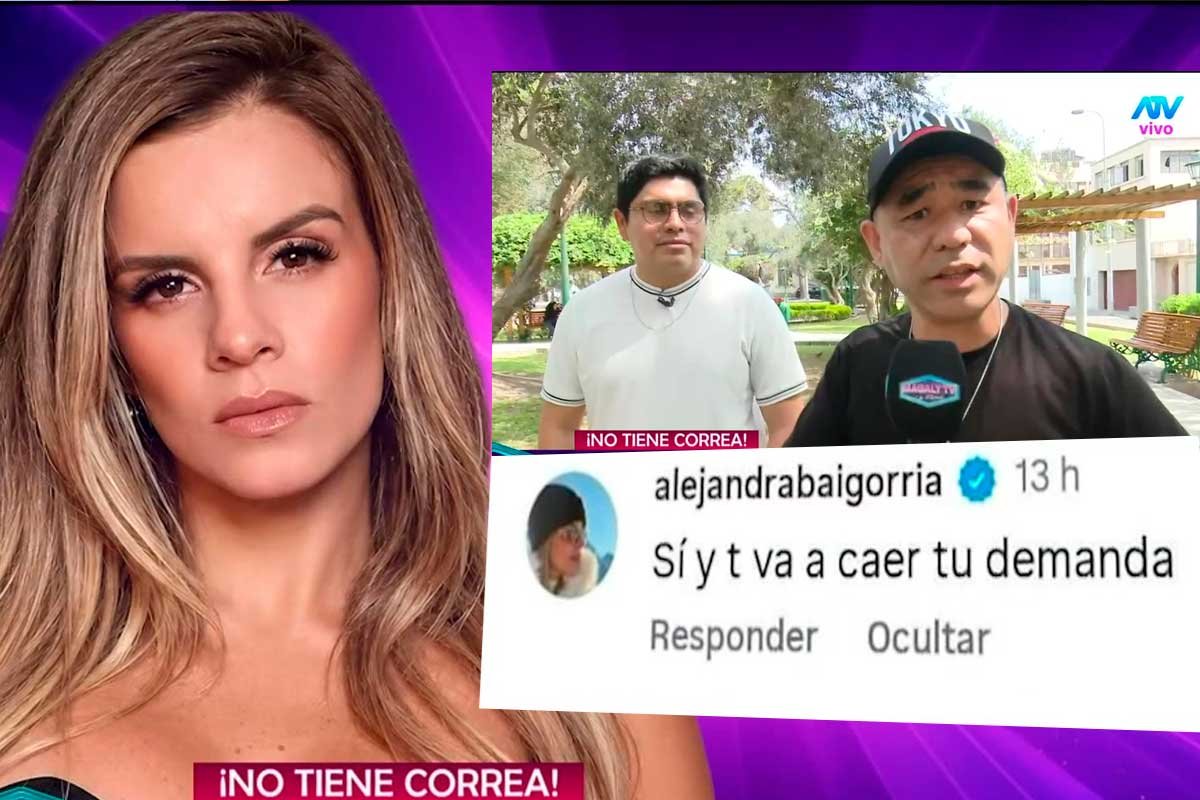 Alejandra Baigorria envía cartas notariales a tiktokers por críticas