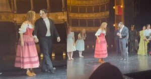 propuesta de matrimonio en el escenario de El Fantasma de la Ópera en CDMX