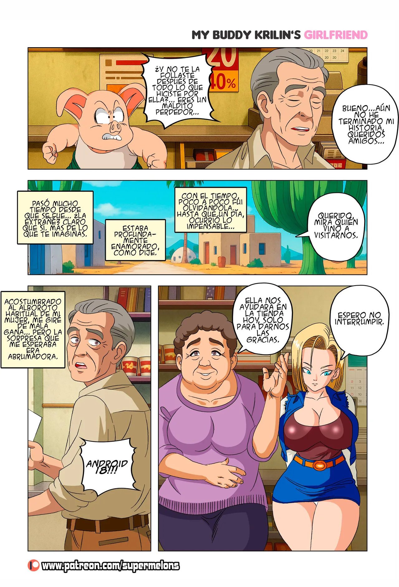 Mi amigo la novia de Krillin - Super Melons — página 30 del cómic de Dragon Ball