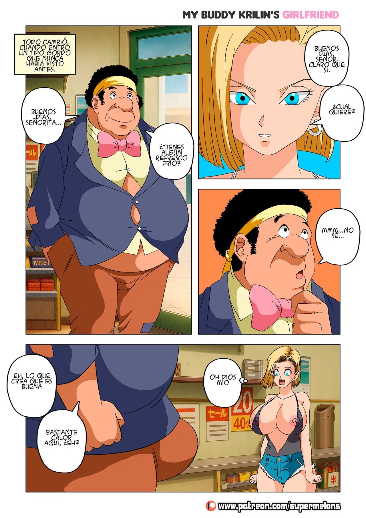 Página 11 de 36 de Mi amigo la novia de Krillin - Super Melons — Comic XXX Dragon Ball