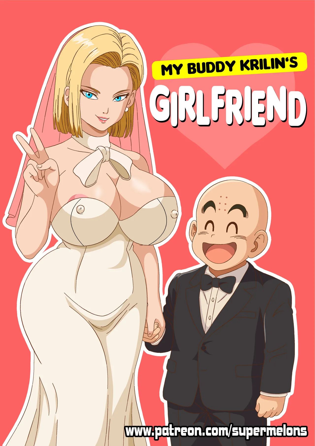 Comic XXX Dragon Ball: Mi amigo la novia de Krillin - Super Melons