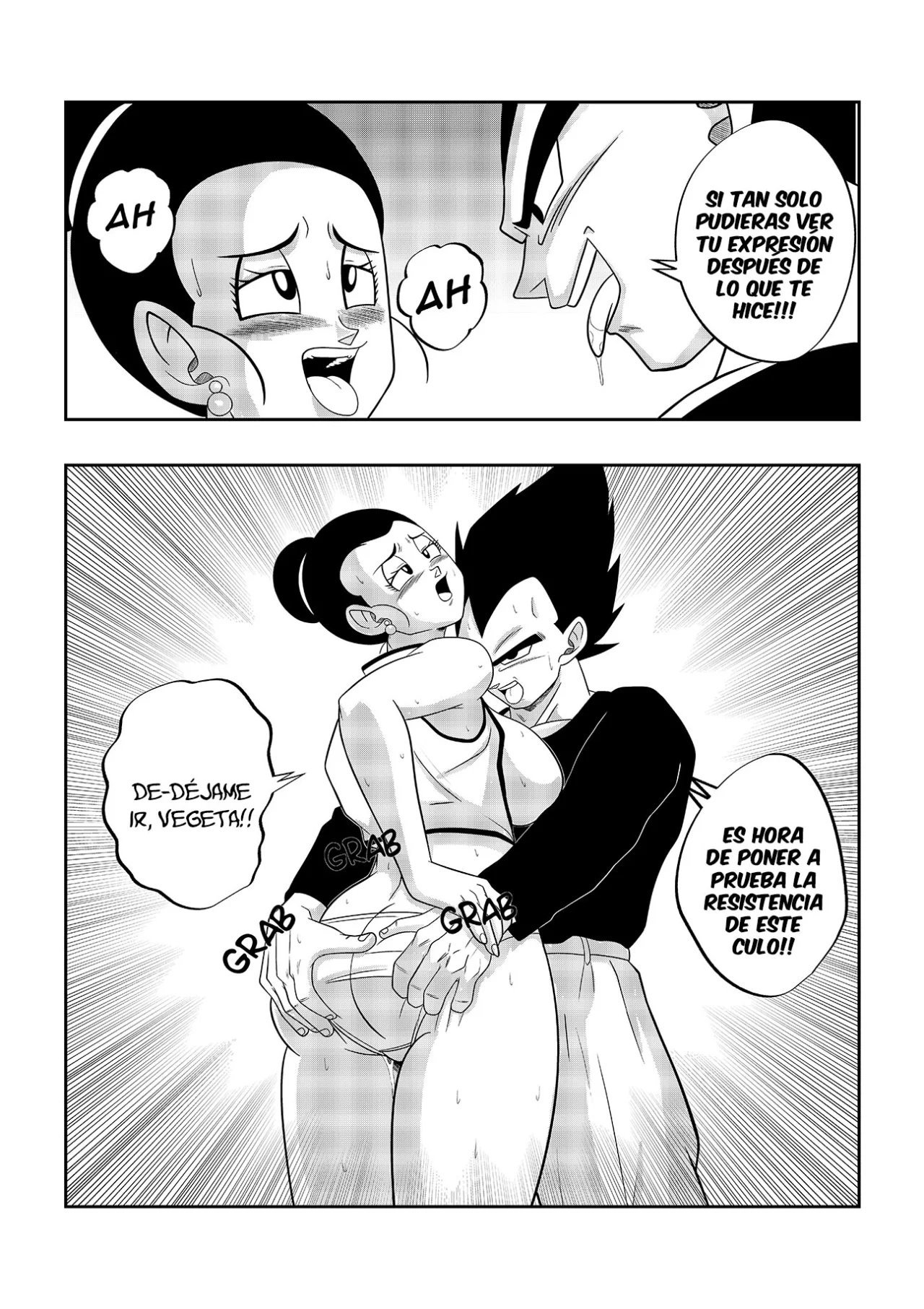 An unexpected Visit – Son Gokhan — página 10 del cómic de Dragon Ball