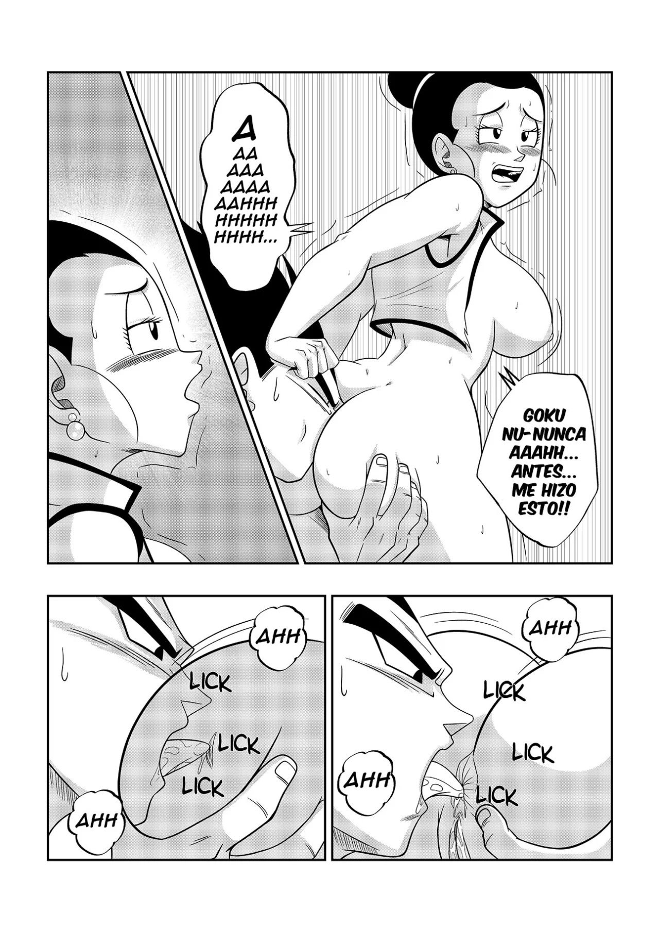 An unexpected Visit – Son Gokhan en Comic XXX Dragon Ball — página 13 de 43