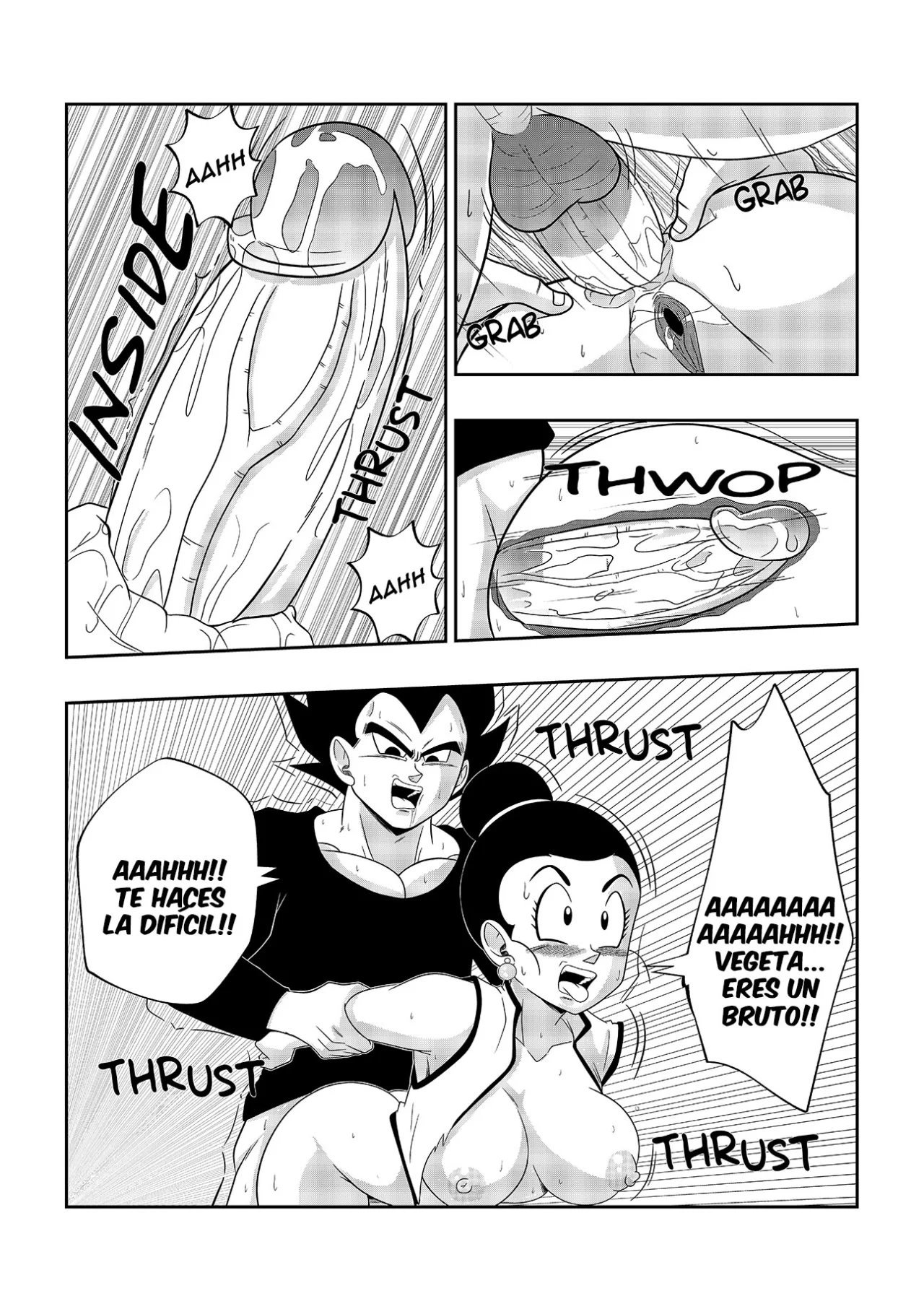An unexpected Visit – Son Gokhan en Comic XXX Dragon Ball — página 17 de 43