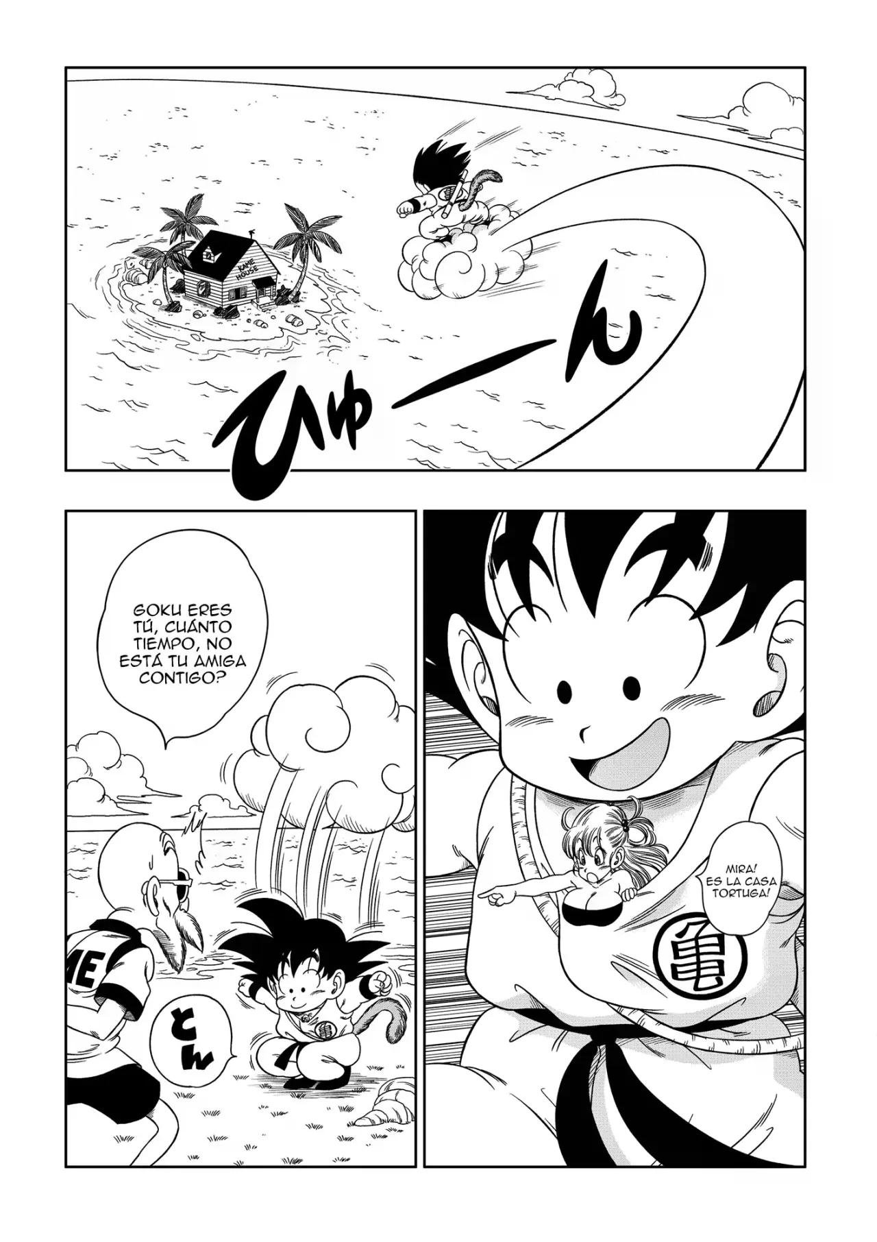 Kame Toilet Turtle Toilet – Yamamoto — página 2 del cómic de Dragon Ball