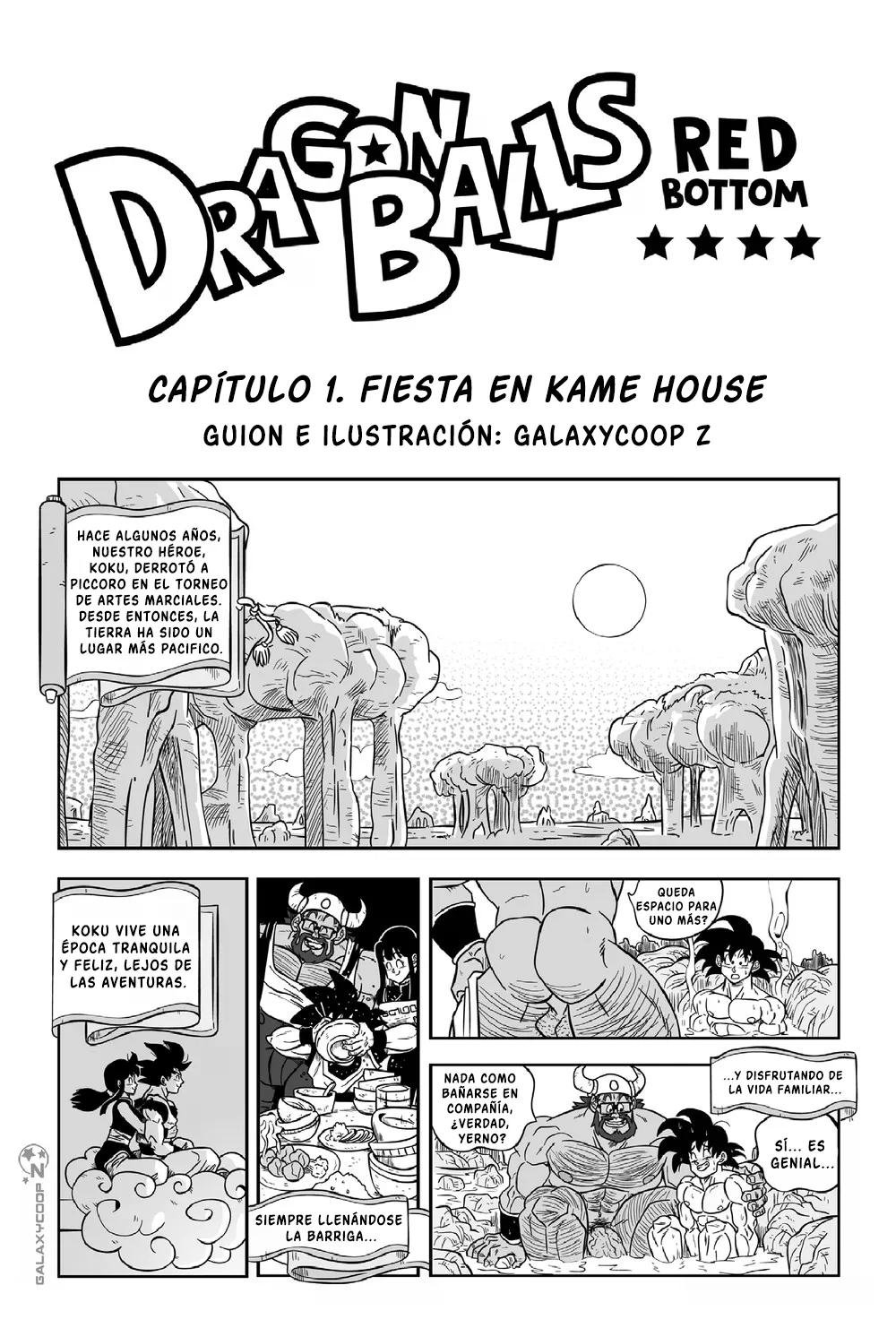 Dragonballs Red Bottom — página 6 del cómic de Dragon Ball