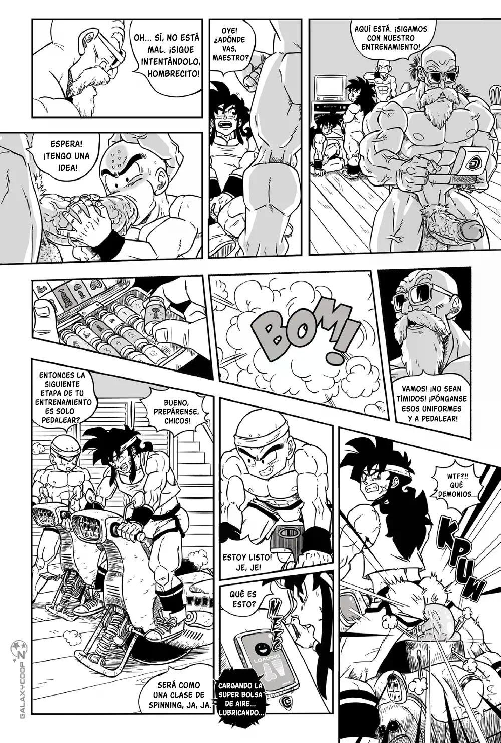 Dragonballs Red Bottom — página 18 del cómic de Dragon Ball