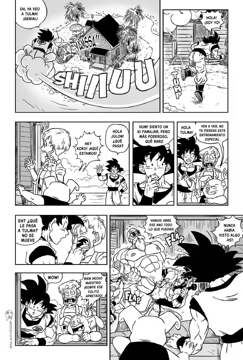 Dragonballs Red Bottom — página 22 del cómic de Dragon Ball