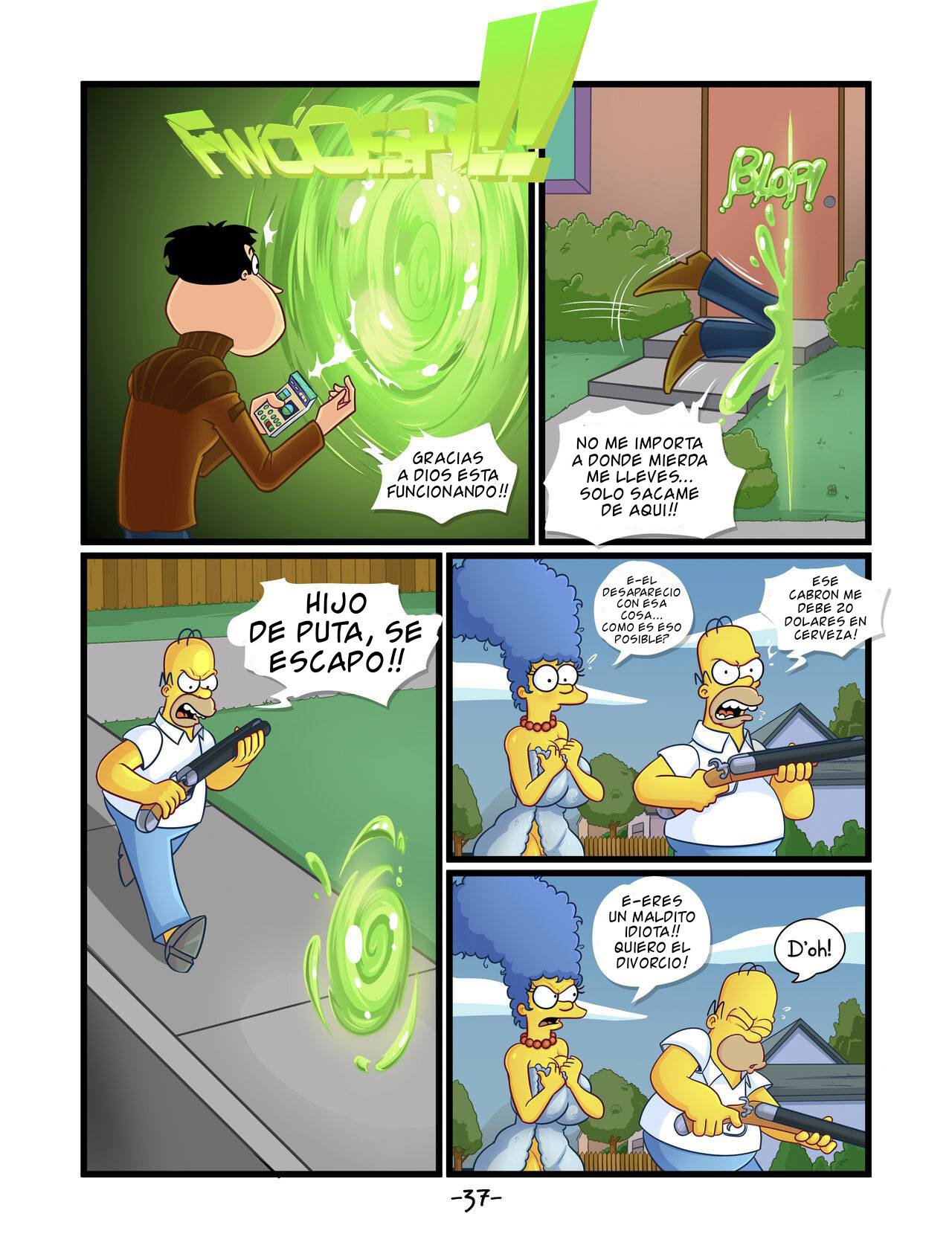 Quagmire – Into The Multiverse 2 en Comic XXX Padre de Familia — página 37 de 39