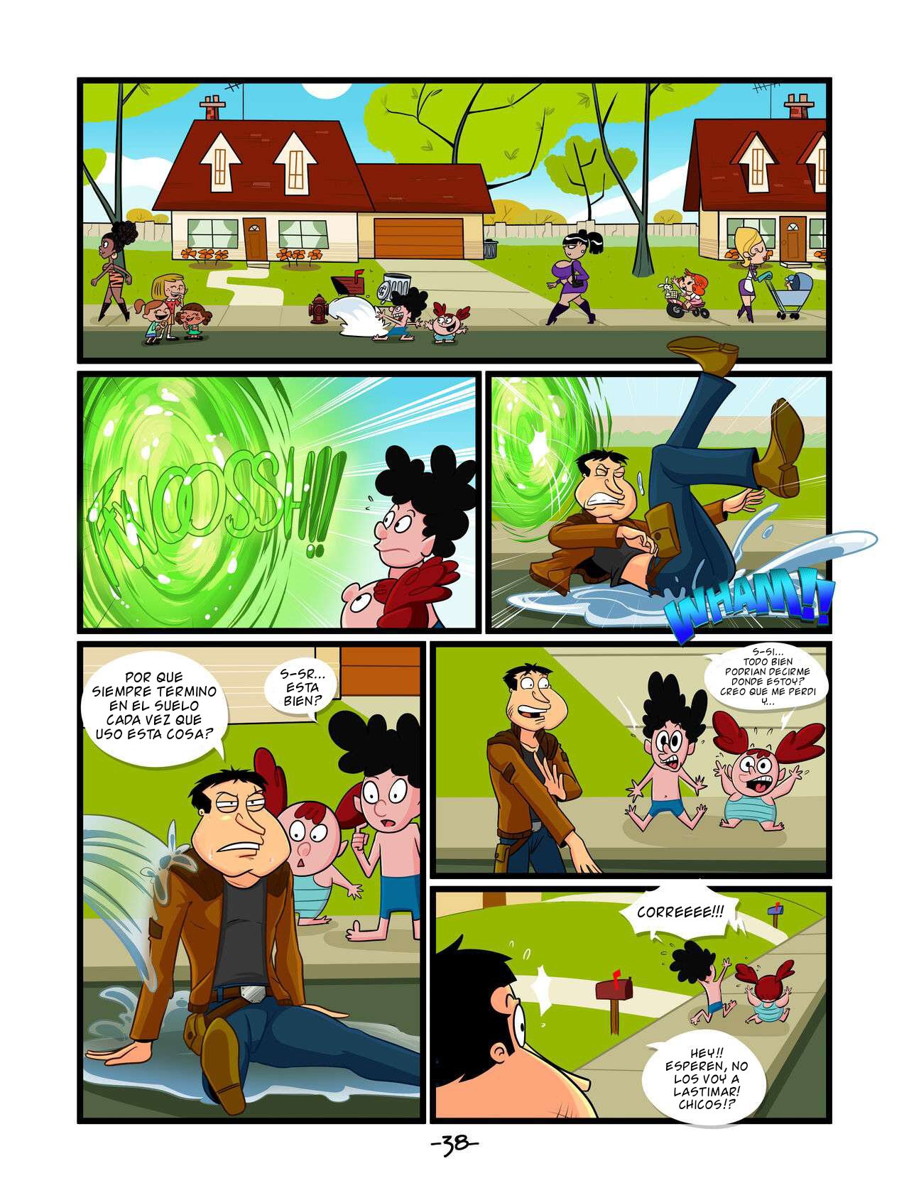 Quagmire – Into The Multiverse 2 — página 38 del cómic Padre de Familia XXX