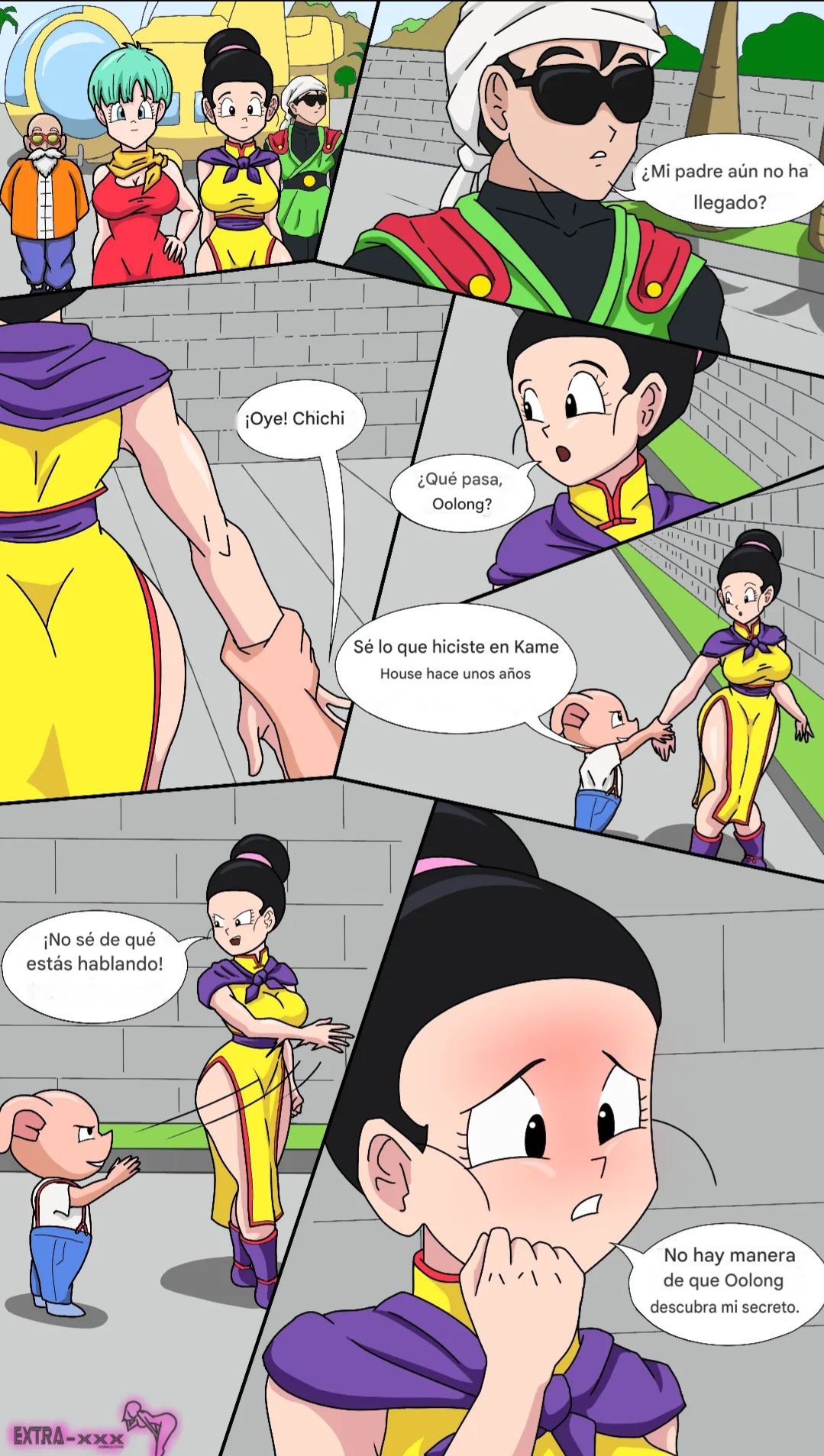 Página 3 de 20 de Oolong’s Blackmail - Extranimacion — Comic XXX Dragon Ball