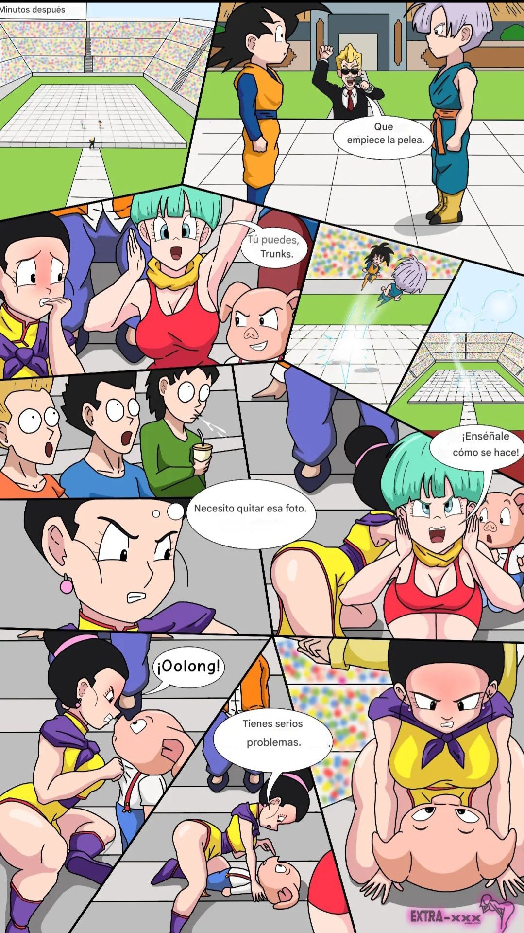 Oolong’s Blackmail - Extranimacion en Comic XXX Dragon Ball — página 5 de 20