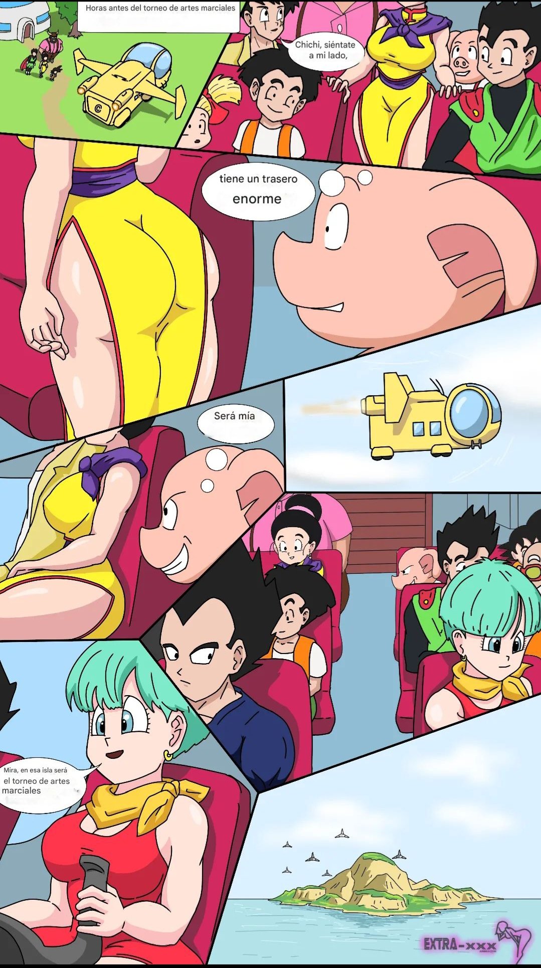 Oolong’s Blackmail - Extranimacion — página 2 del cómic de Dragon Ball