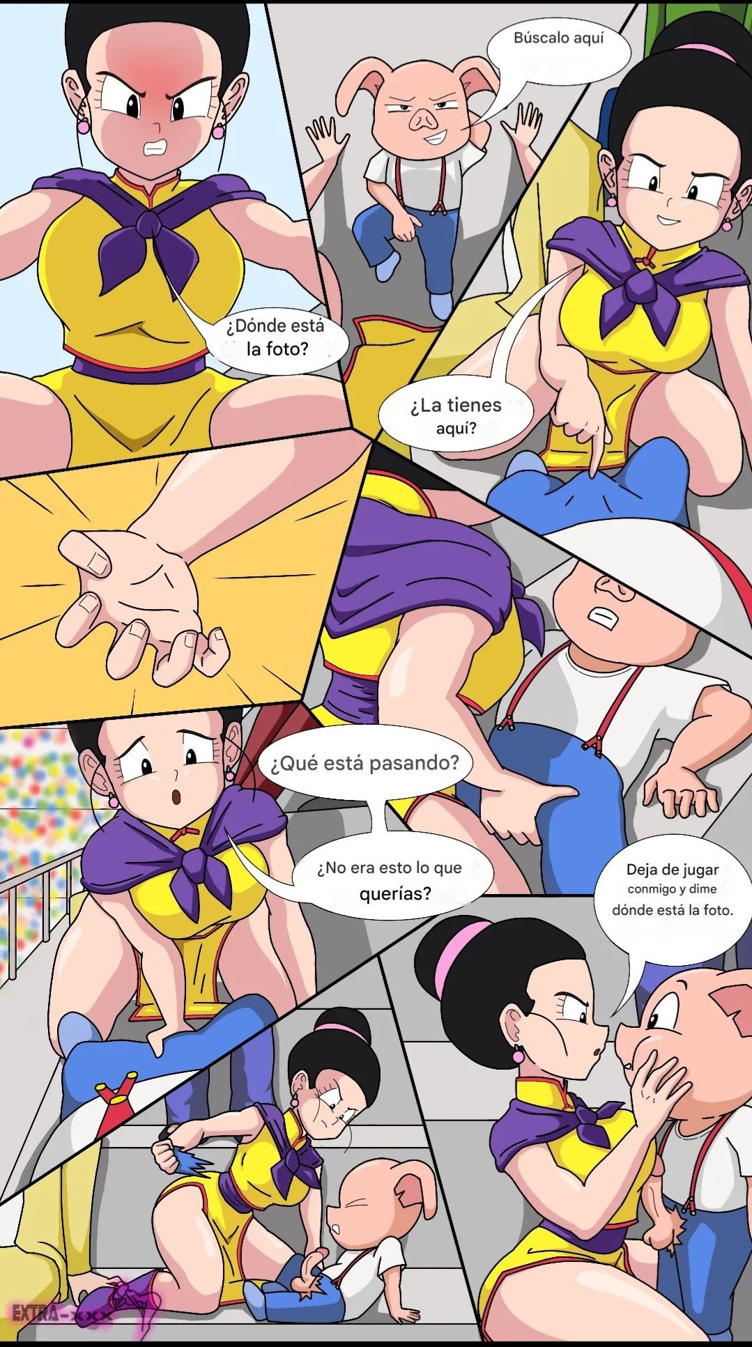 Oolong’s Blackmail - Extranimacion — página 6 del cómic de Dragon Ball
