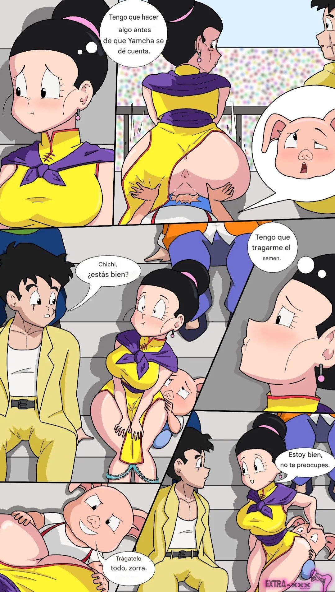 Oolong’s Blackmail - Extranimacion — página 10 del cómic de Dragon Ball