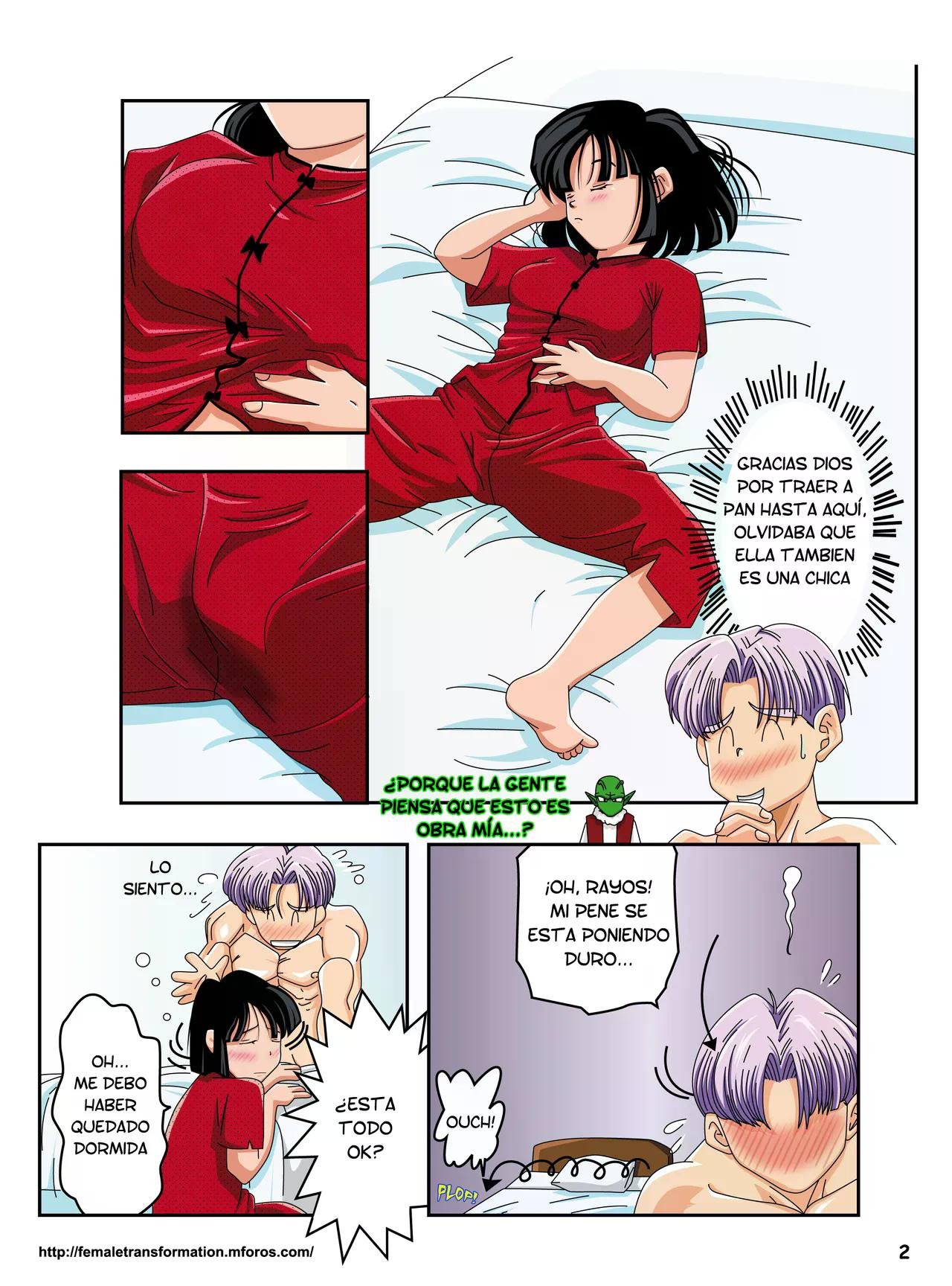 Página 3 de 16 de Pan x Trunks - Locofuria — Comic XXX Dragon Ball
