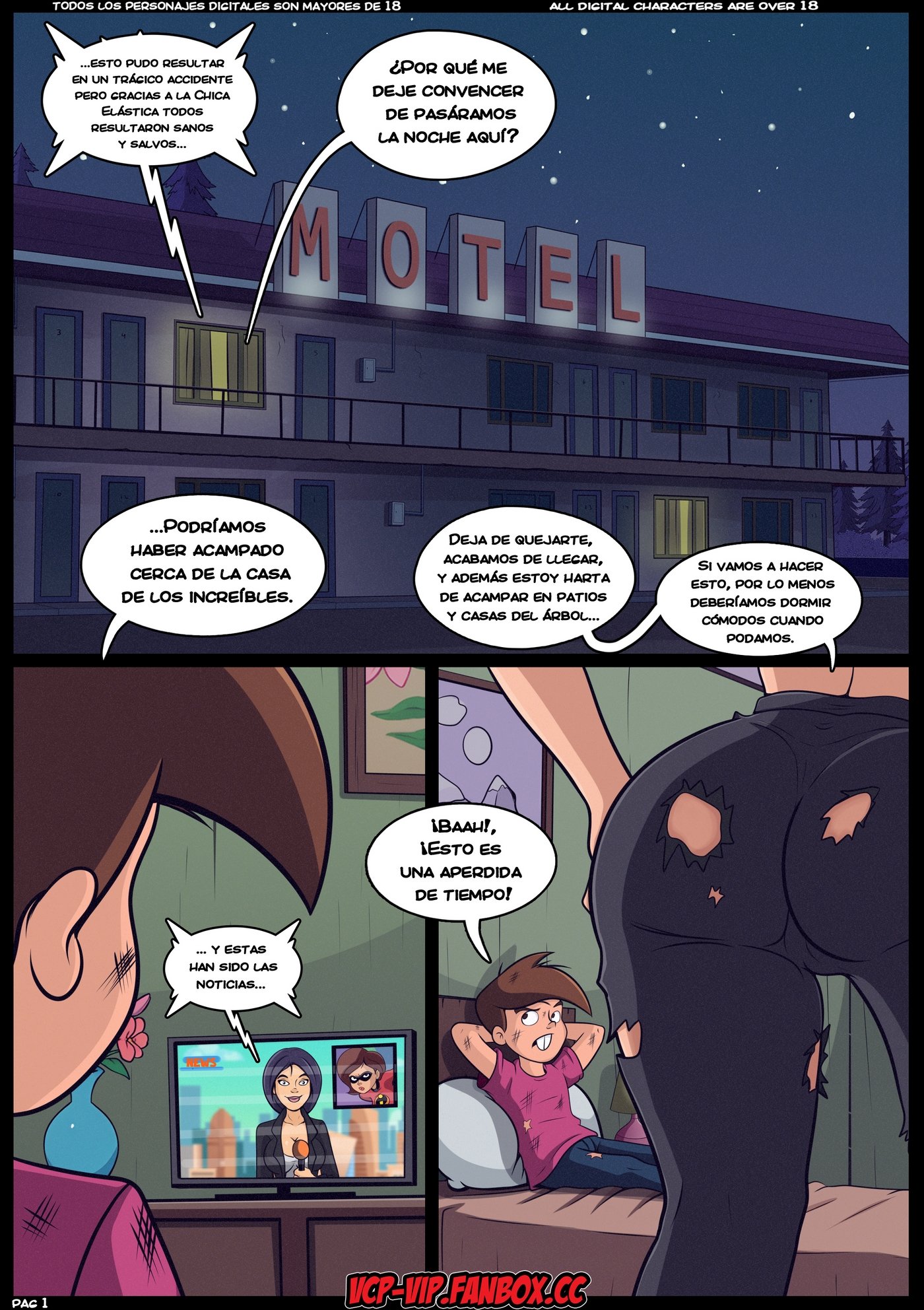 comic xxx los increibles - Milfs Catcher’s 5 - El Castigado - página 2