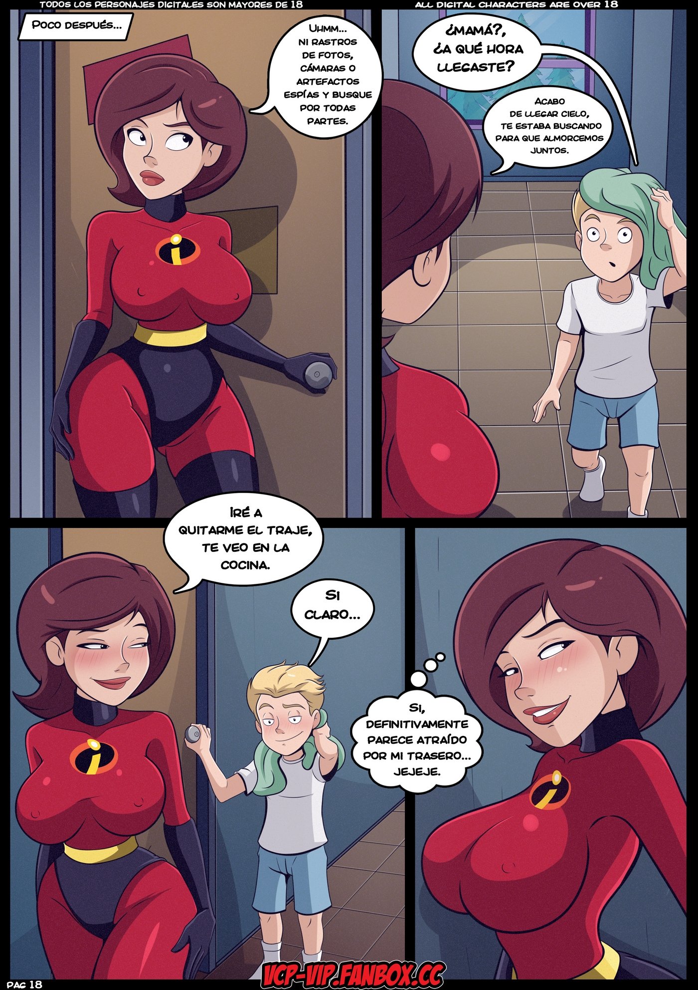 Milfs Catcher’s 5 - El Castigado - Comic XXX Los Increíbles - 19 de 43