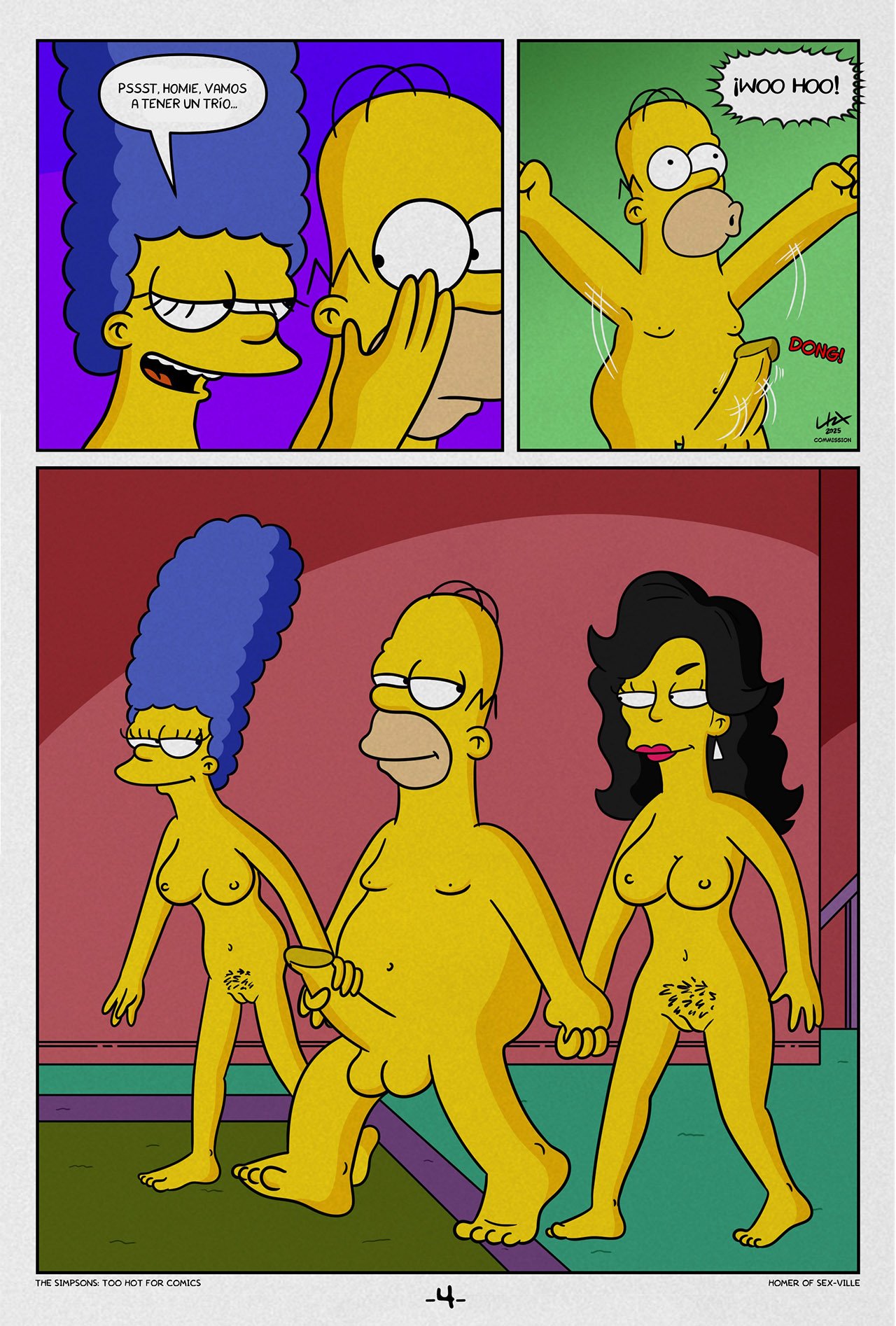 HOMER of SEX-VILLE HOMER of SEX-VILLE: Comic XXX Los Simpsons - xxx comic los simpson página 4