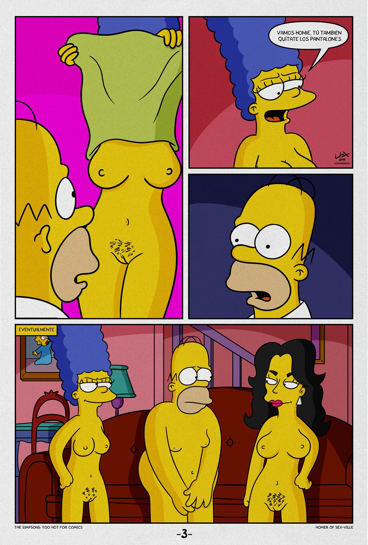 HOMER of SEX-VILLE Homer Simpson en Los Simpsons comic XXX - imagen 3 de 11