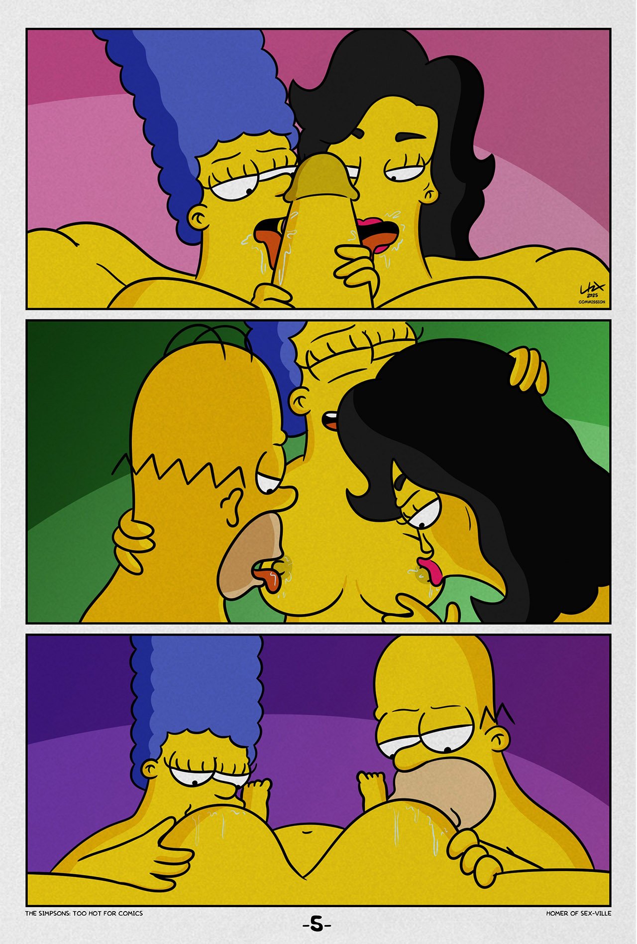 HOMER of SEX-VILLE HOMER of SEX-VILLE: Comic XXX Los Simpsons Homer Simpson - Comic XXX Los Simpsons imagen 5