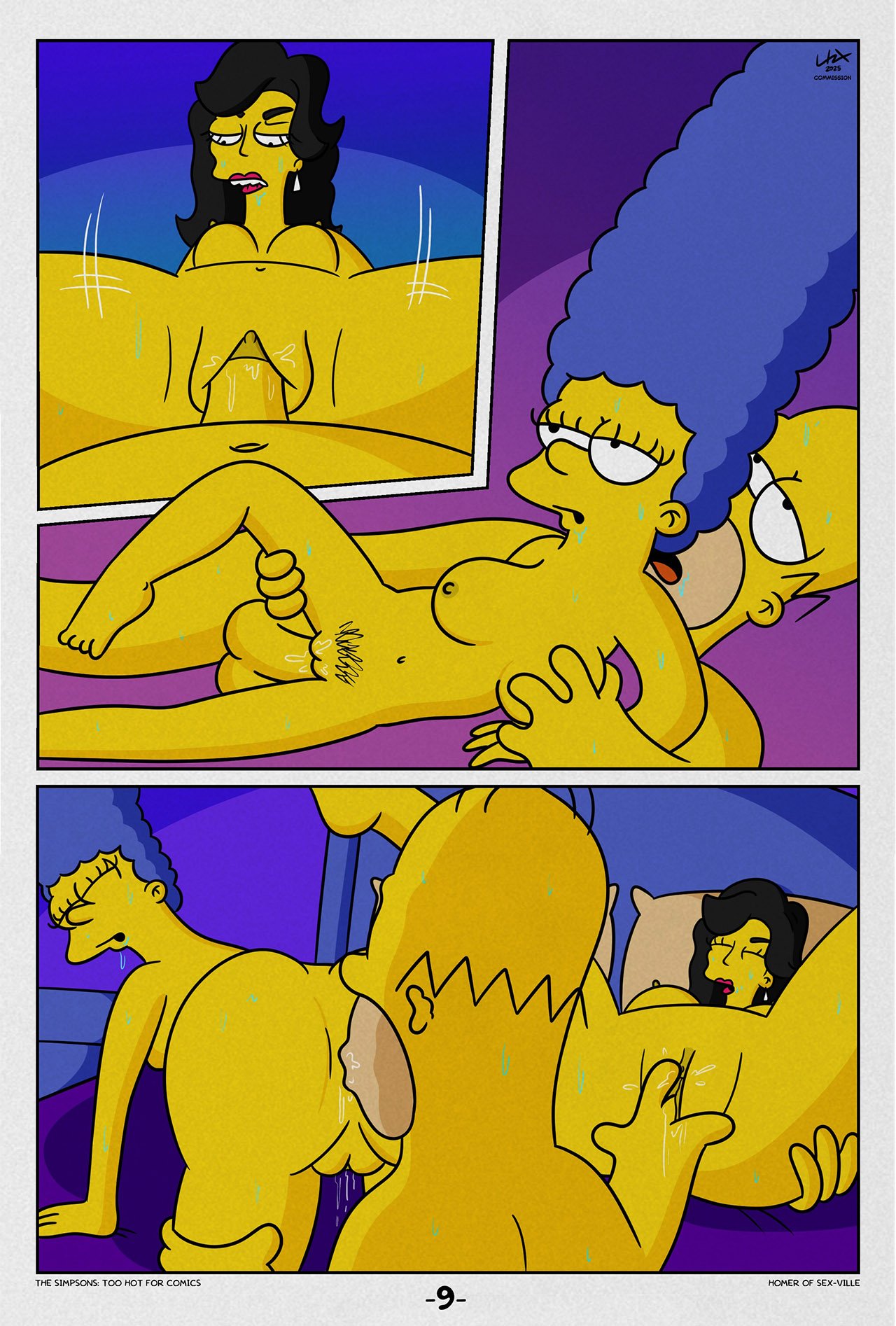 HOMER of SEX-VILLE HOMER of SEX-VILLE: Comic XXX Los Simpsons Homer Simpson - Comic XXX Los Simpsons imagen 9