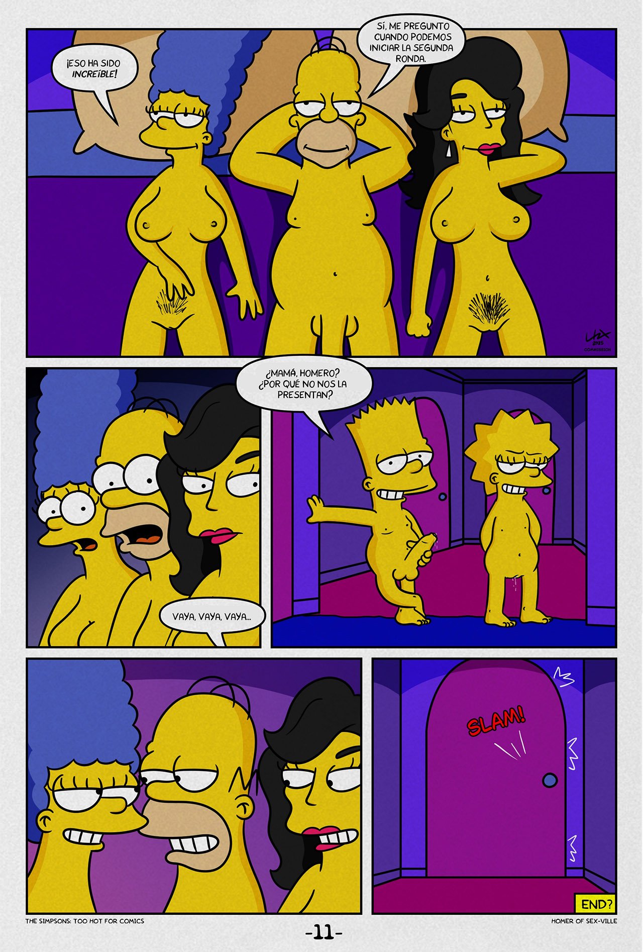 HOMER of SEX-VILLE Homer Simpson en Los Simpsons comic XXX - imagen 11 de 11