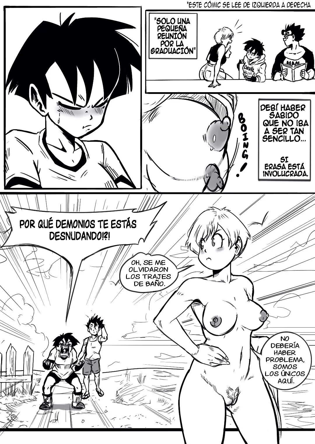Look At Me – LemonJooJoo — página 2 del cómic de Dragon Ball