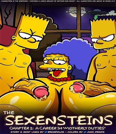 Los SEXENSTEINS parte 2 - Comic XXX Los Simpsons