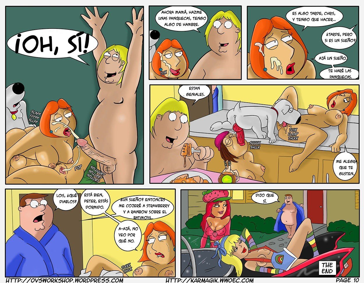 Padre de Familia - Peter — página 10 del cómic Padre de Familia XXX