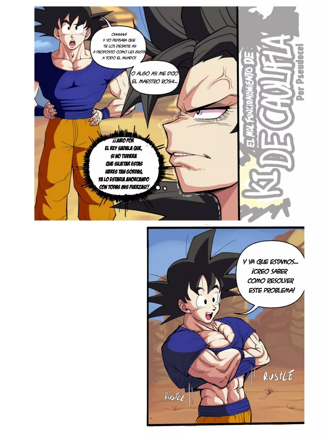 Página 7 de 29 de El Malfuncionamiento de Ki de Caulifla — Comic XXX Dragon Ball