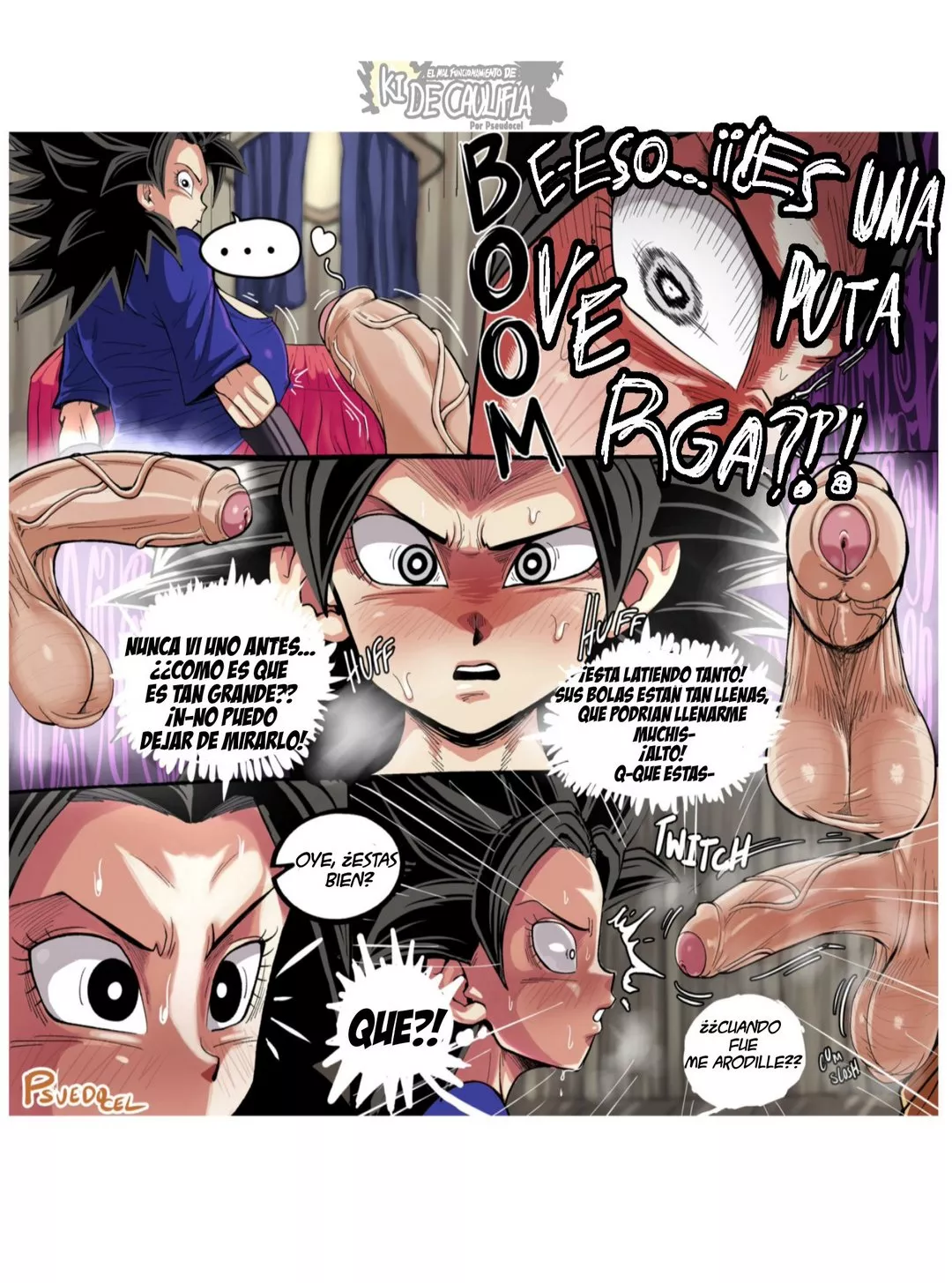 El Malfuncionamiento de Ki de Caulifla en Comic XXX Dragon Ball — página 13 de 29