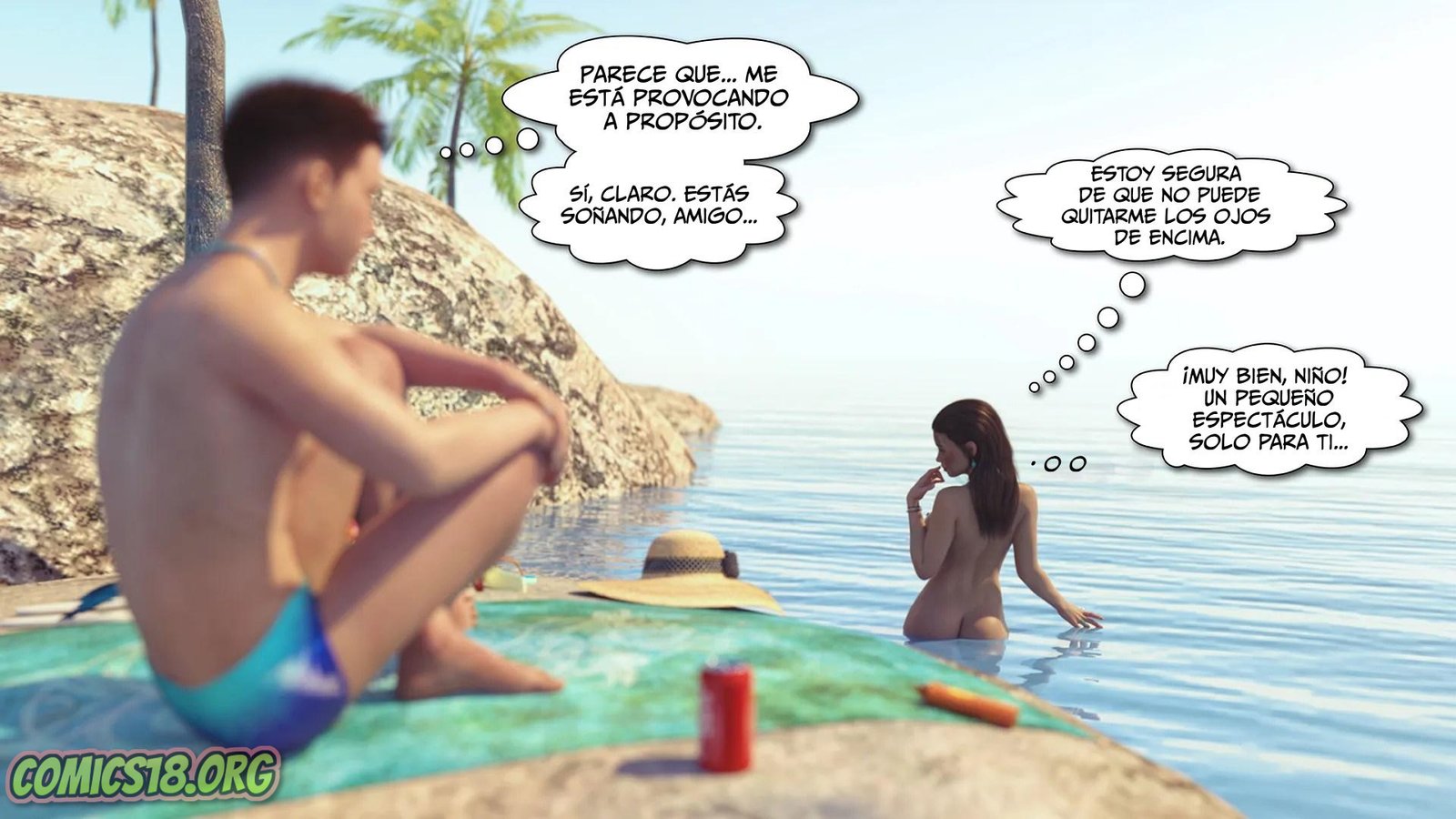 NUDE ZONE parte 1 NUDE ZONE parte 1 — página 14 del cómic 3D XXX