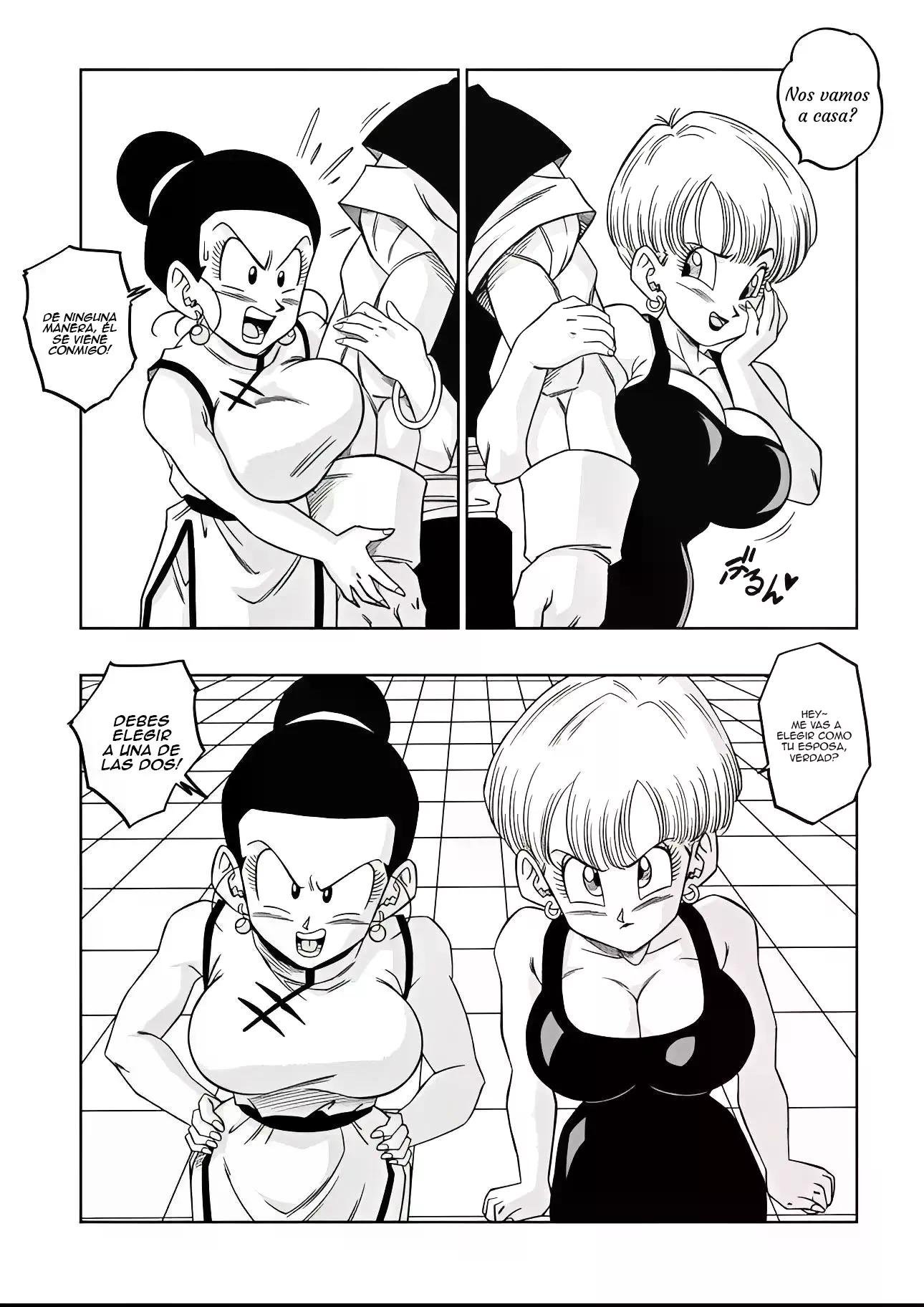 Fusion –Yamamoto — página 6 del cómic de Dragon Ball