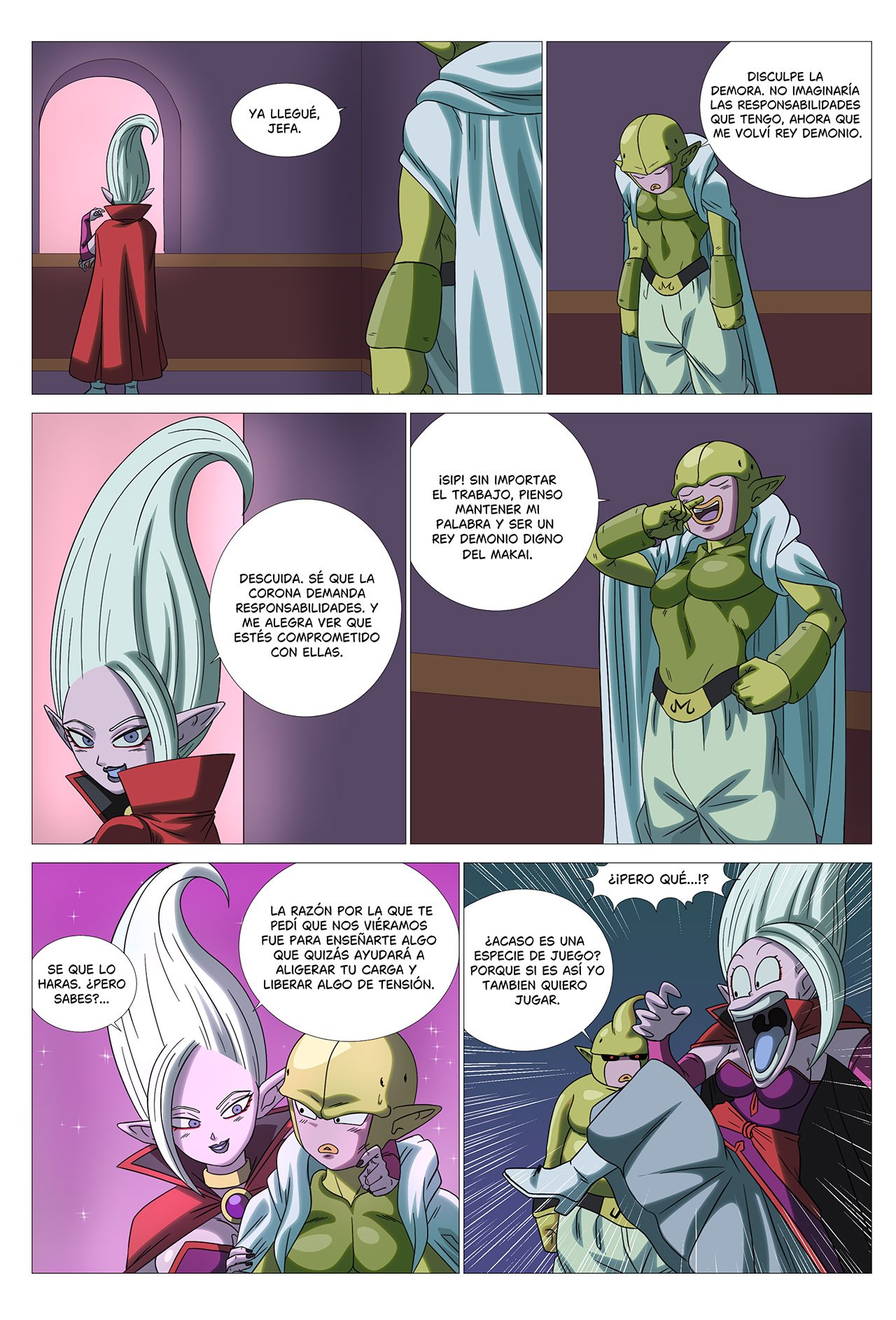 Ara ara Arinsu – Webo — página 2 del cómic de Dragon Ball