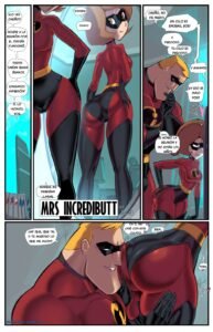 Comic XXX Los Increíbles: Mrs Incredibutt con Elastigirl