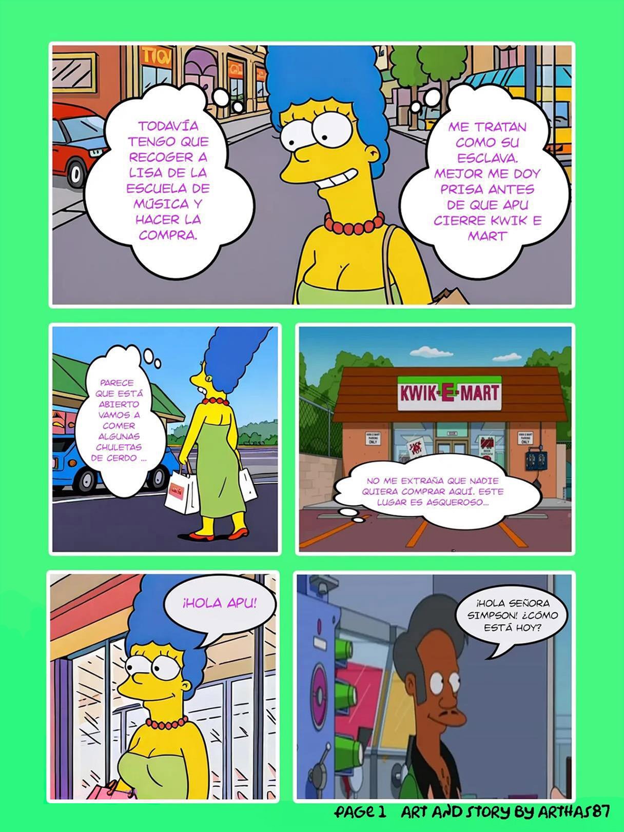 Quick E-MART xxx comic los simpson - Quick E-MART: Comic XXX Los Simpsons con imágenes sorprendentes imagen 2
