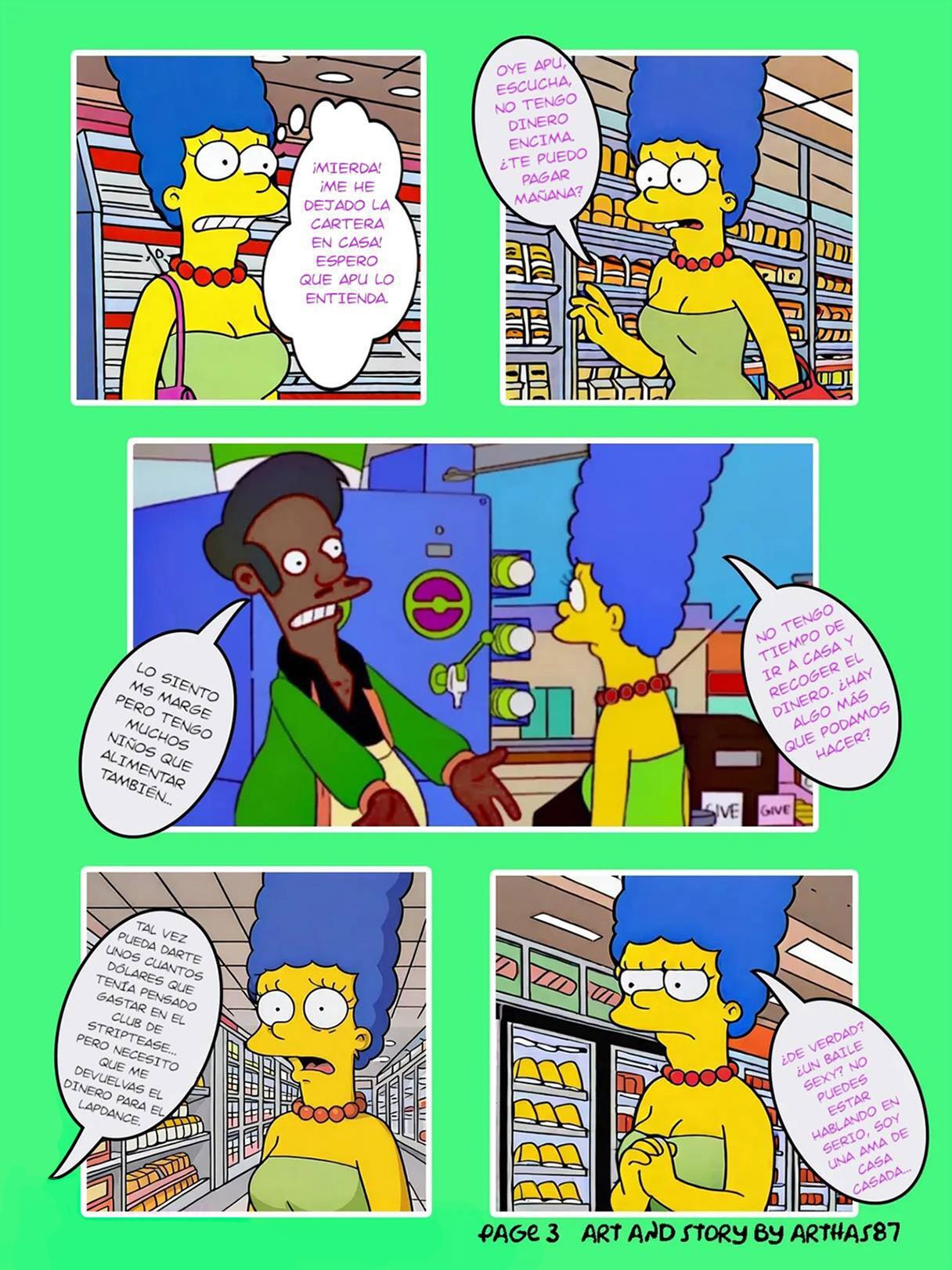 Quick E-MART Quick E-MART: Comic XXX Los Simpsons con imágenes sorprendentes - xxx comic los simpson página 4