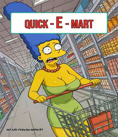 Quick E-MART: Comic XXX Los Simpsons con imágenes sorprendentes