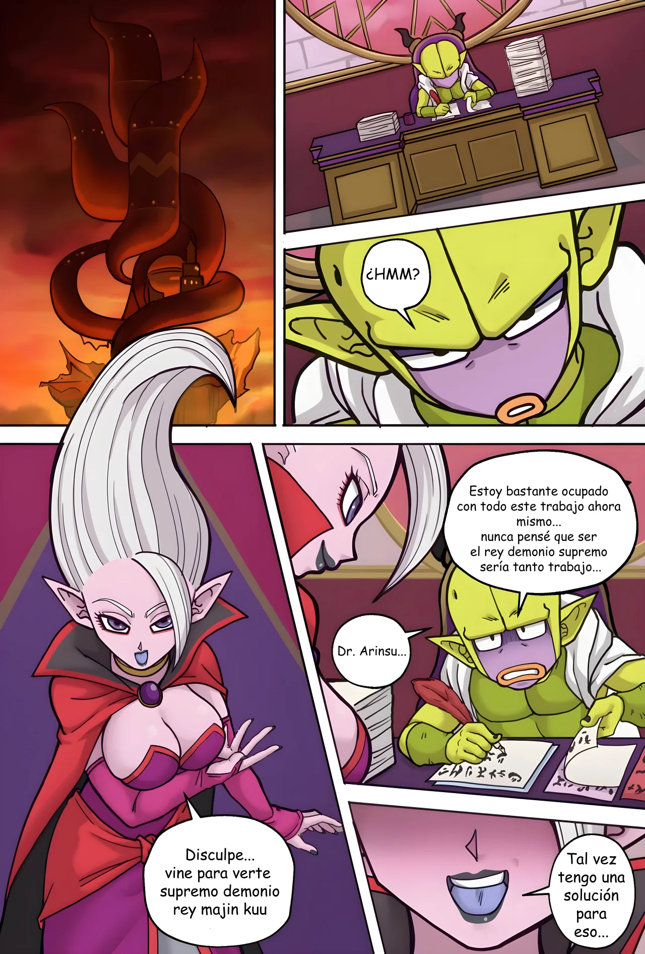 Daima Body Change — página 2 del cómic de Dragon Ball