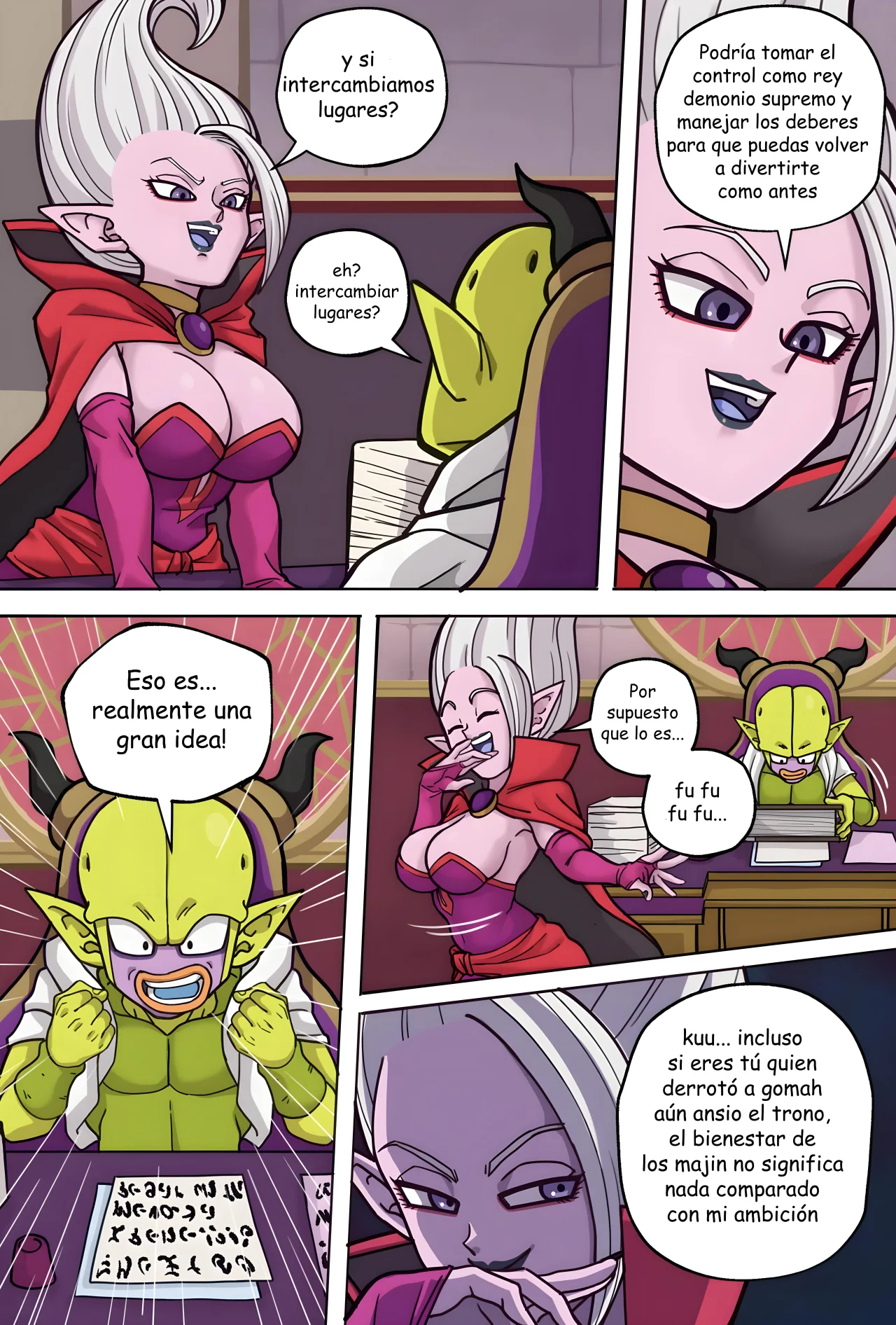 Página 3 de 13 de Daima Body Change — Comic XXX Dragon Ball
