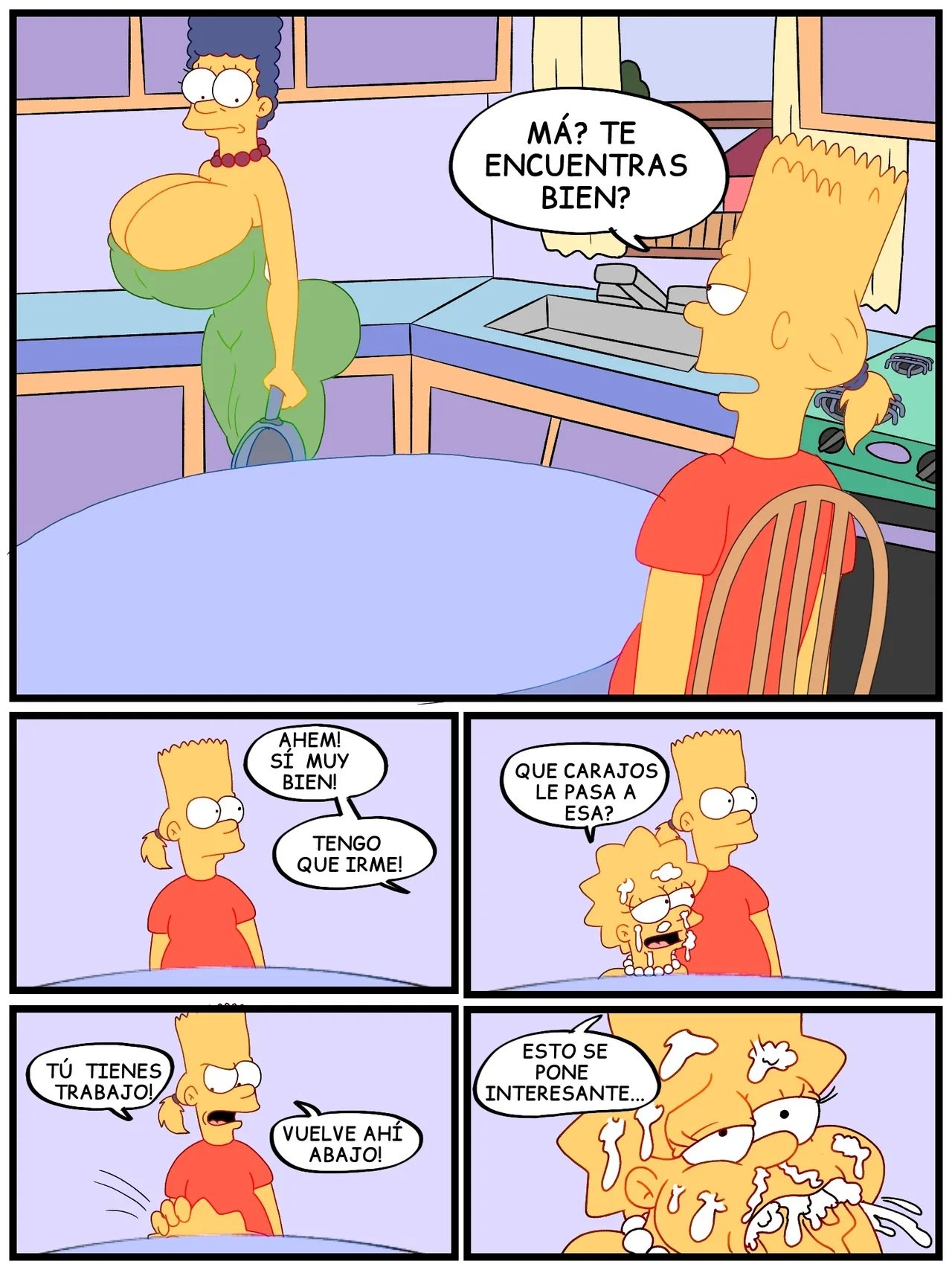 Sin ESCAPE Sin Escape: Comic XXX Los Simpsons - xxx comic los simpson página 8
