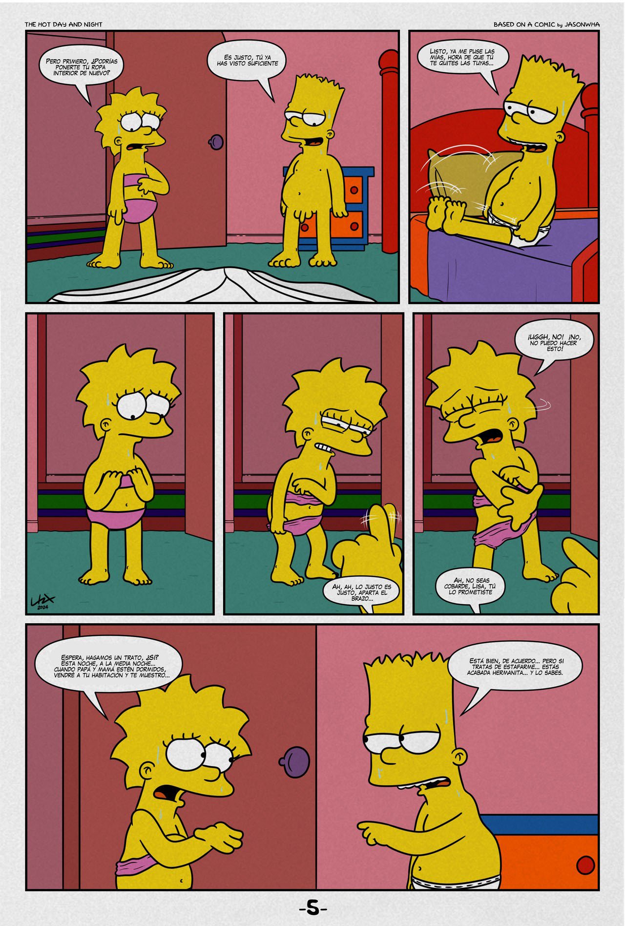 marge comic xxx - The HOT DAY and NIGHT: Comic XXX Los Simpsons imagen 6