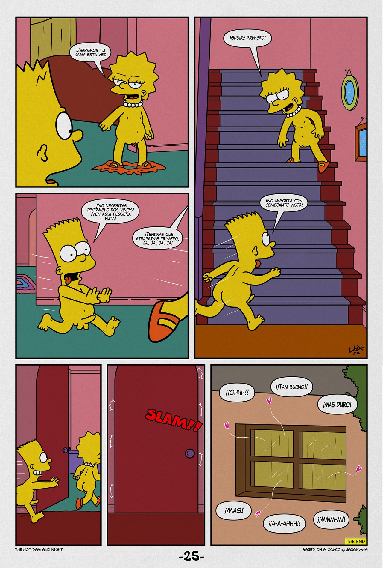 marge comic xxx - The HOT DAY and NIGHT: Comic XXX Los Simpsons imagen 26